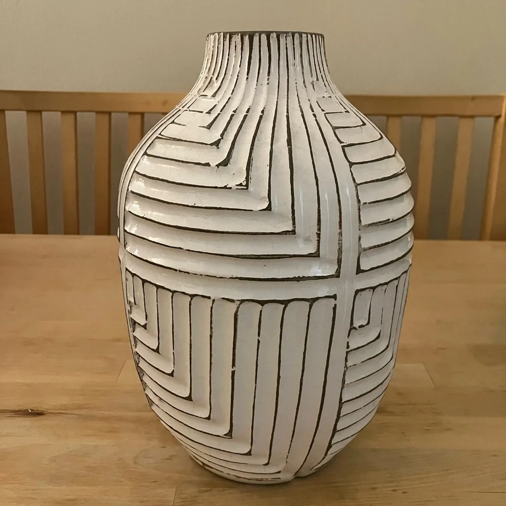 Three West Elm vases